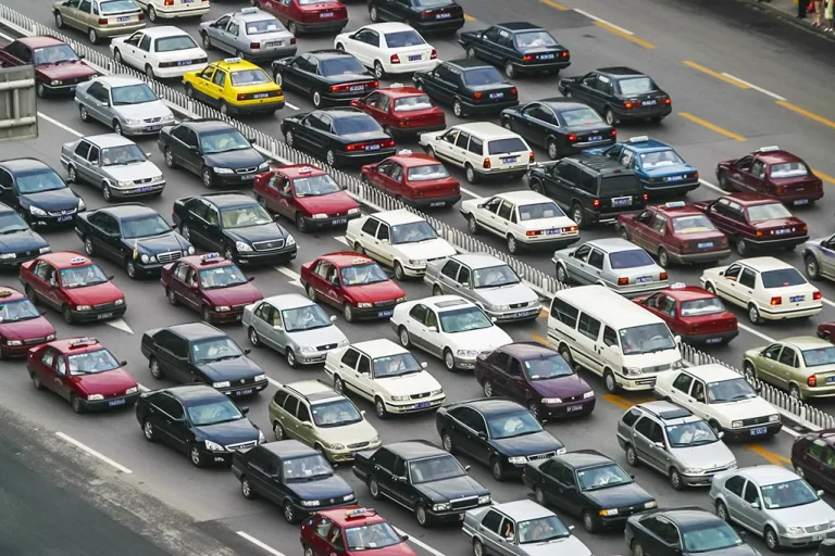 Busy Highway Traffic